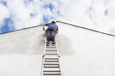 Peinture extérieure à Orbec — façades et ravalement